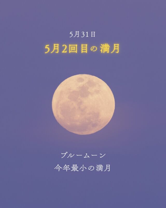 ⏪星の専門店星あそびです🧑🏻‍🚀⁡ついに、5月2回目の満月がやってきます🌝⁡満月が巡ってくる周期はいつも同じなのに同じ月に2回ある、というだけでなんだか特別に感じてしまいます☺️さらに、地球に一番近いしね🌏🌝⁡ほんの少しの時間でも満月に会えますように！⁡⁡満月が過ぎると次は、金星と木星の接近が待っています。ずっと待ってた光景がついに🤩これはぜひ双眼鏡で見てほしい✵༶⋆⁡🔭接近を楽しむイベント💫6月10日(水)　イオンモール沖縄ライカム𓂃𓂃𓂃𓂃𓂃𓂃𓂃𓂃𓂃𓂃🔭星の専門店 星あそび 沖縄本島で星のイベント開催中▸▸▸ @hoshi_asobi ◂◂◂𓂃𓂃𓂃𓂃𓂃𓂃𓂃𓂃𓂃𓂃𓂃